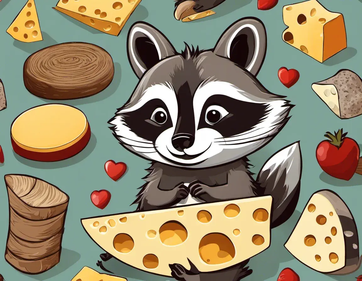 The Raccoon and the Cheese - StoryBee AI