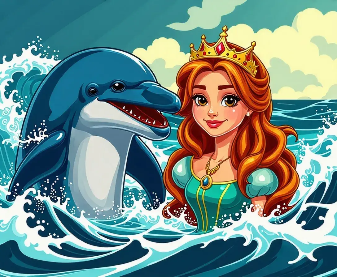 The Magical Dolphin Princess - StoryBee AI