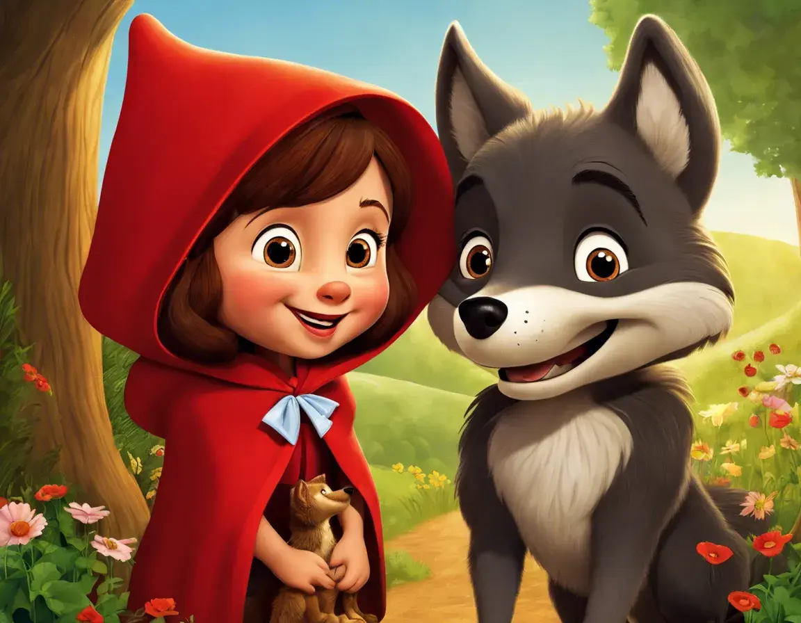 The Kind Wolf and Little Red Riding Hood
