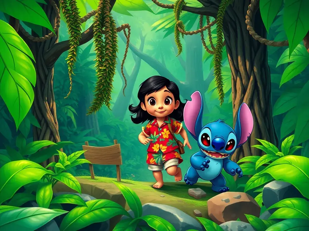 Lilo & Stitch: The Sparkling Starfish Mystery - undefined - StoryBee AI