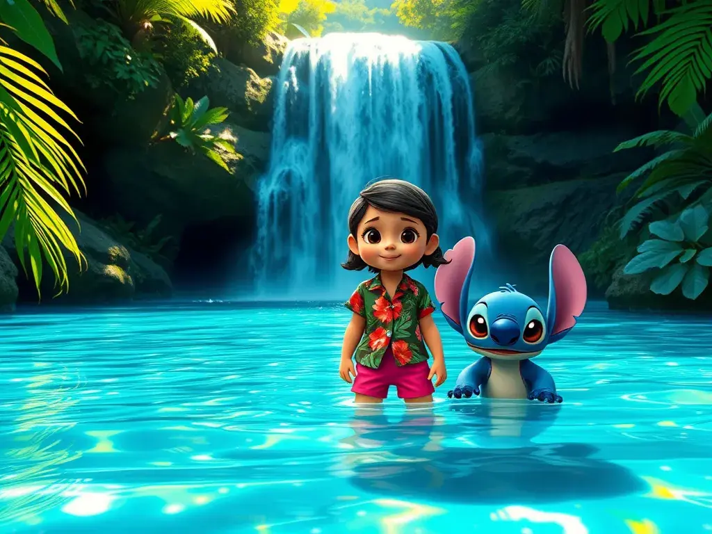 Lilo & Stitch: The Sparkling Starfish Mystery - undefined - StoryBee AI