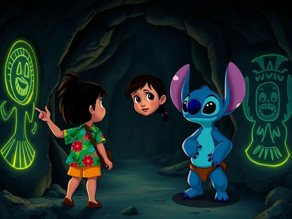 Lilo & Stitch: The Sparkling Starfish Mystery - undefined - StoryBee AI