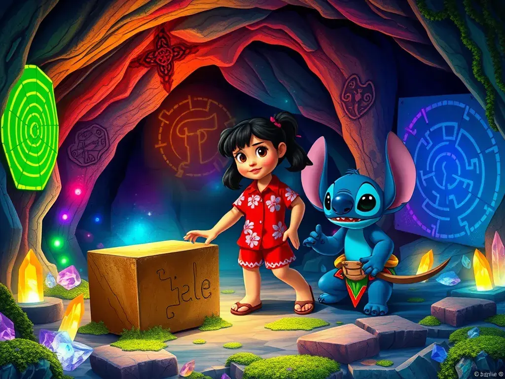 Lilo & Stitch: The Sparkling Starfish Mystery - undefined - StoryBee AI