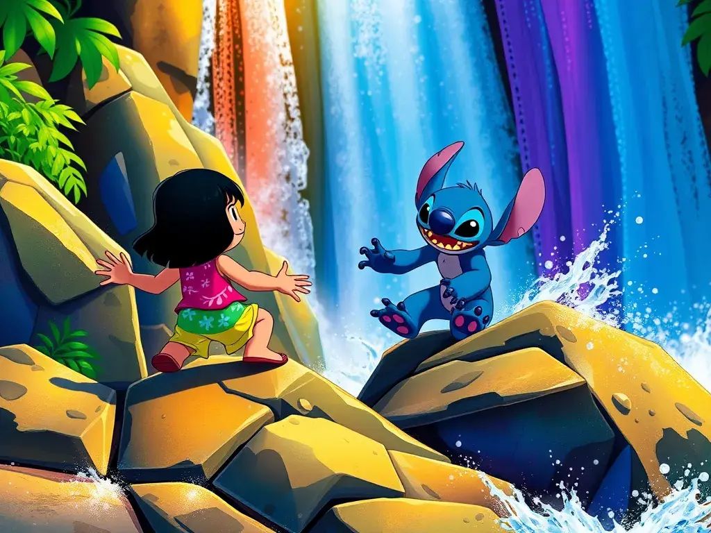 Lilo & Stitch: The Sparkling Starfish Mystery - undefined - StoryBee AI