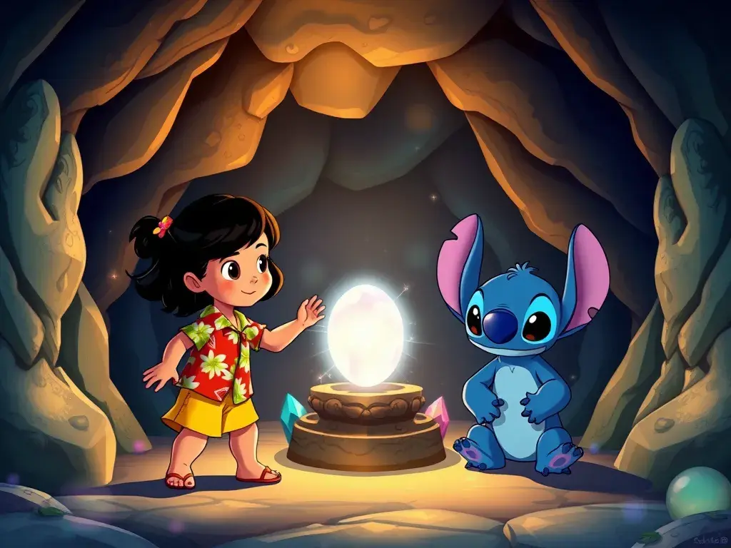 Lilo & Stitch: The Sparkling Starfish Mystery - undefined - StoryBee AI