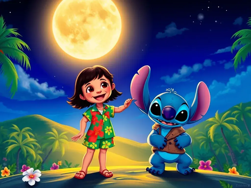 Lilo & Stitch: The Sparkling Starfish Mystery - undefined - StoryBee AI