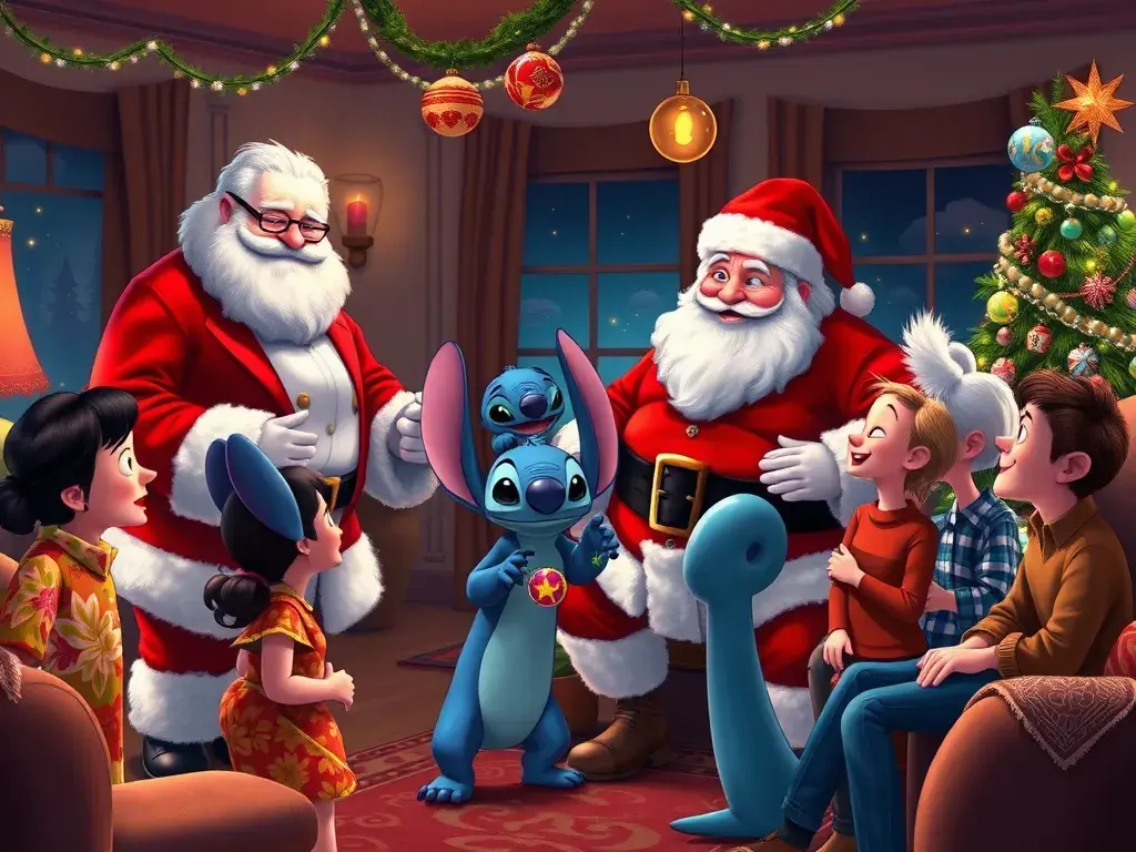 Lilo & Stitch's Christmas Caper: A Galactic Gift Hunt! - undefined - StoryBee AI