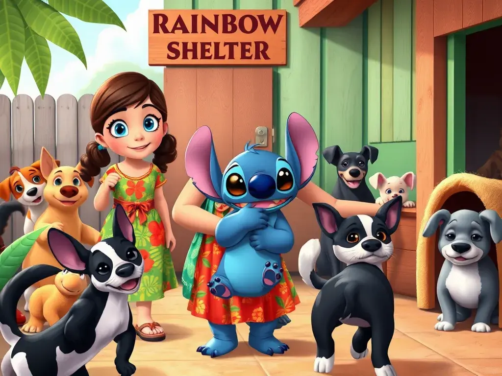 Stitch's Shelter Surprise!