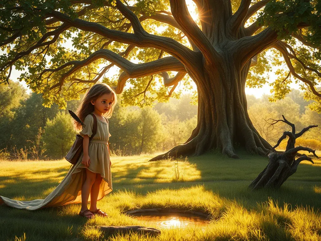 The Whispering Oak and the Weaver of Winds - undefined - StoryBee AI