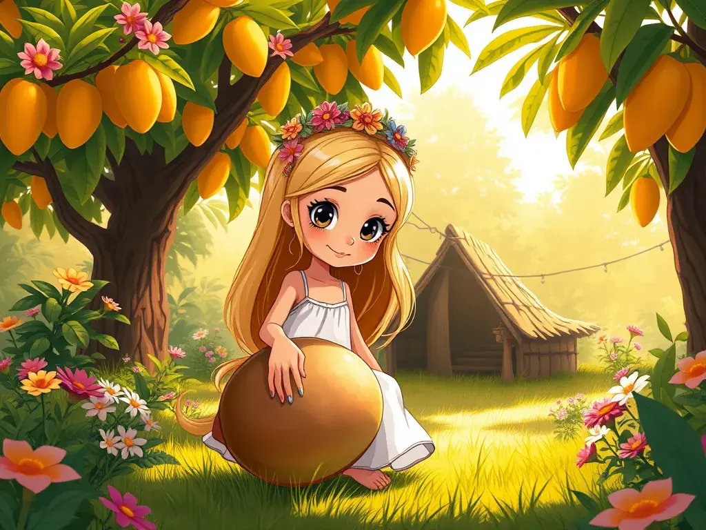 Princess Lily and the Whispering Seeds - StoryBee AI