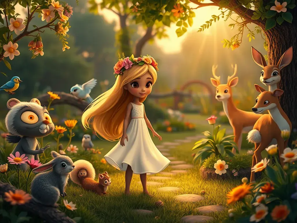 Princess Lily and the Whispering Seeds - undefined - StoryBee AI