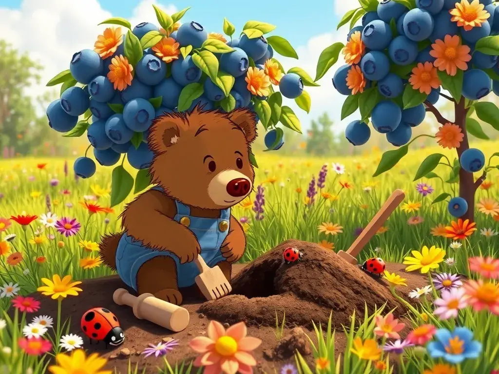 Barnaby Bear's Blueberry Bonanza