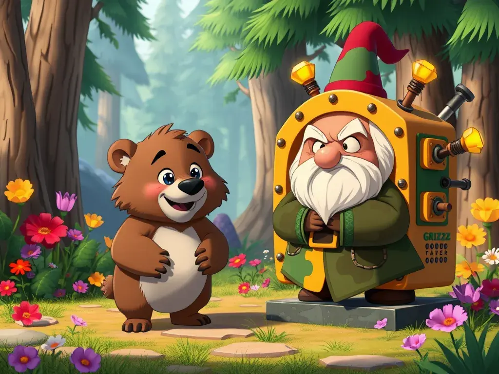 Grizz and the Humpback Maker - StoryBee AI