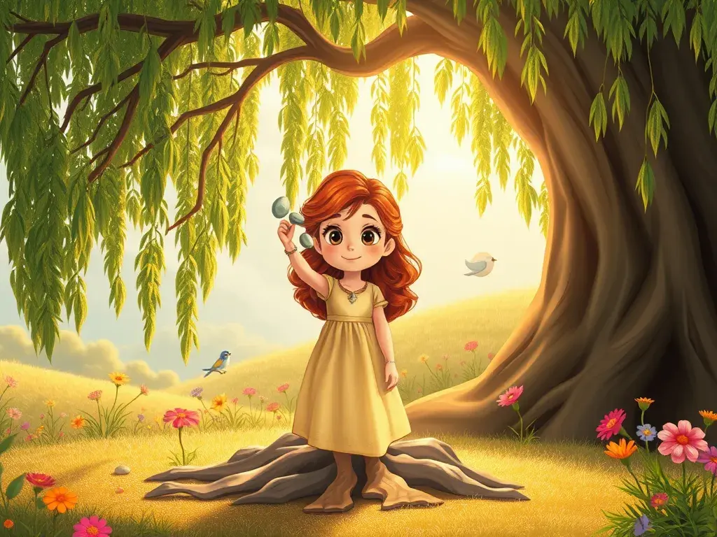 Princess Lily and the Whispering Willow - StoryBee AI