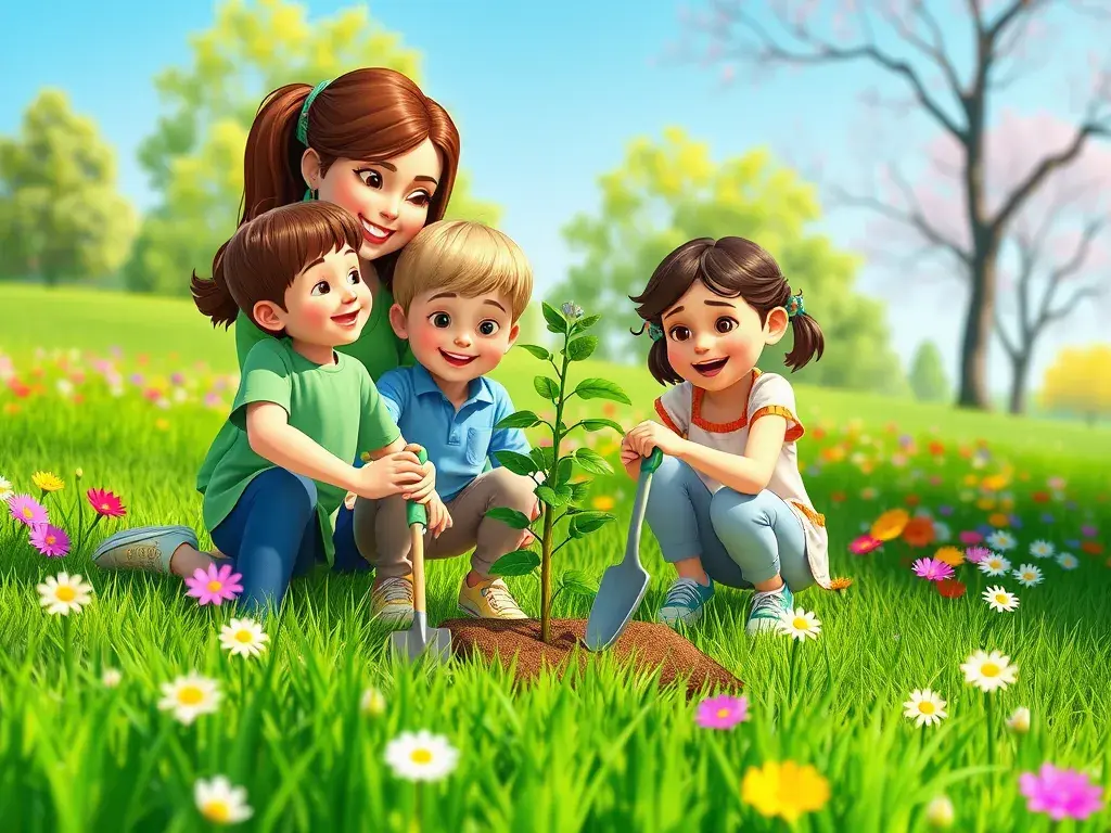The Great Tree Planting Adventure - StoryBee AI
