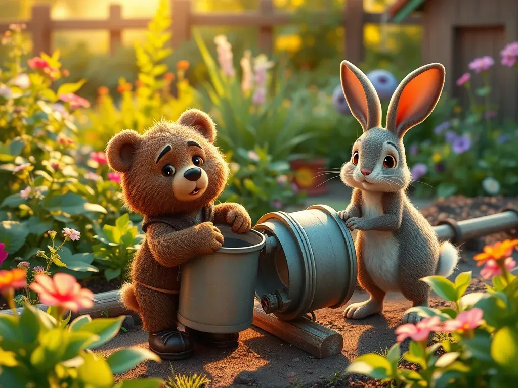 Barnaby Bear's Bountiful Garden - StoryBee AI