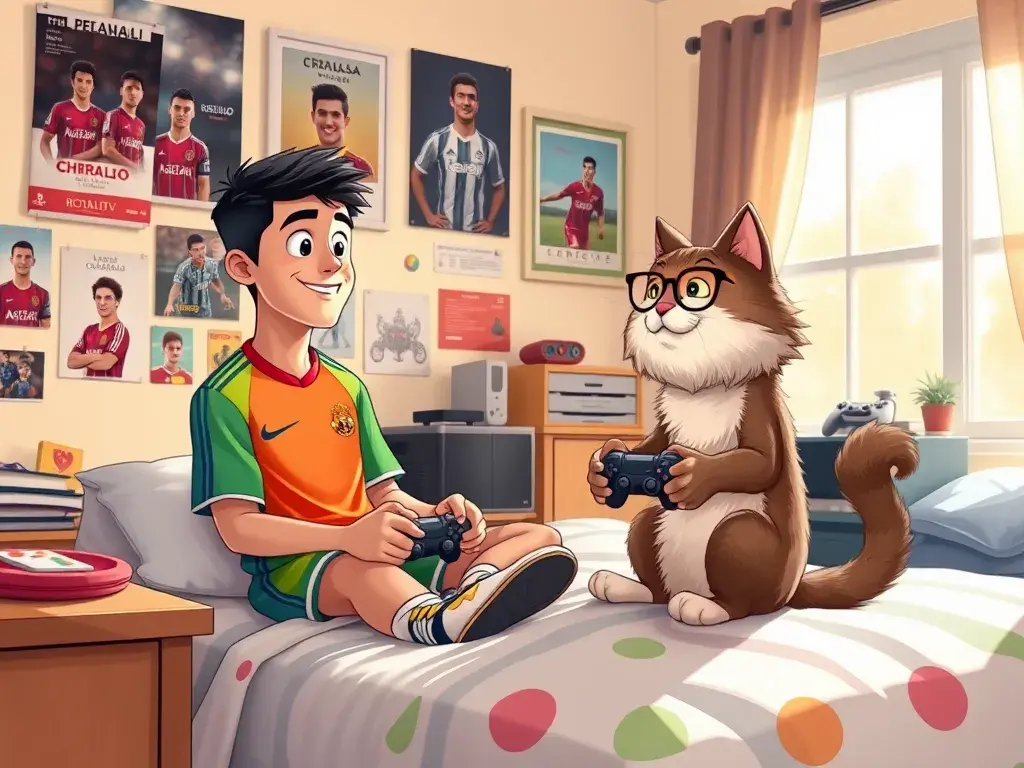 Ronaldo and the Wise Cat