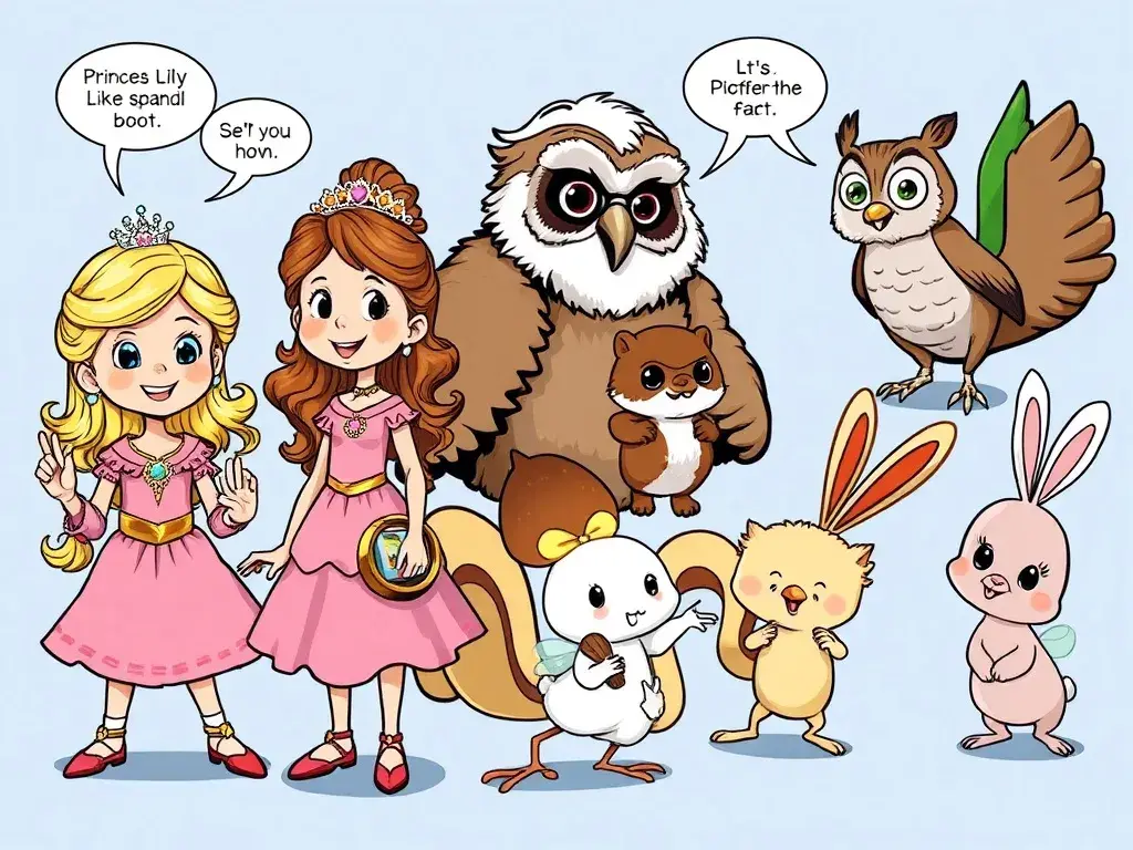 Princess Lily and the Grumpy Moonbeam - StoryBee AI