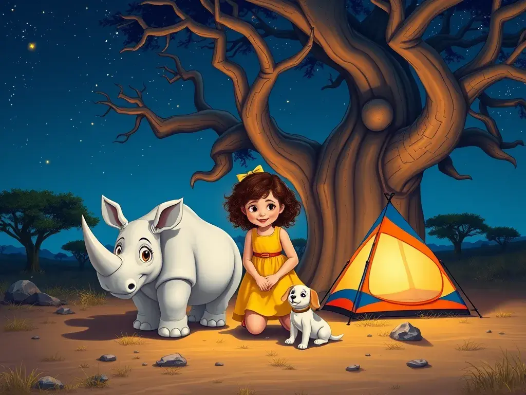 Noélia et Napoléon : Les Gardiens des Rhinocéros - undefined - StoryBee AI
