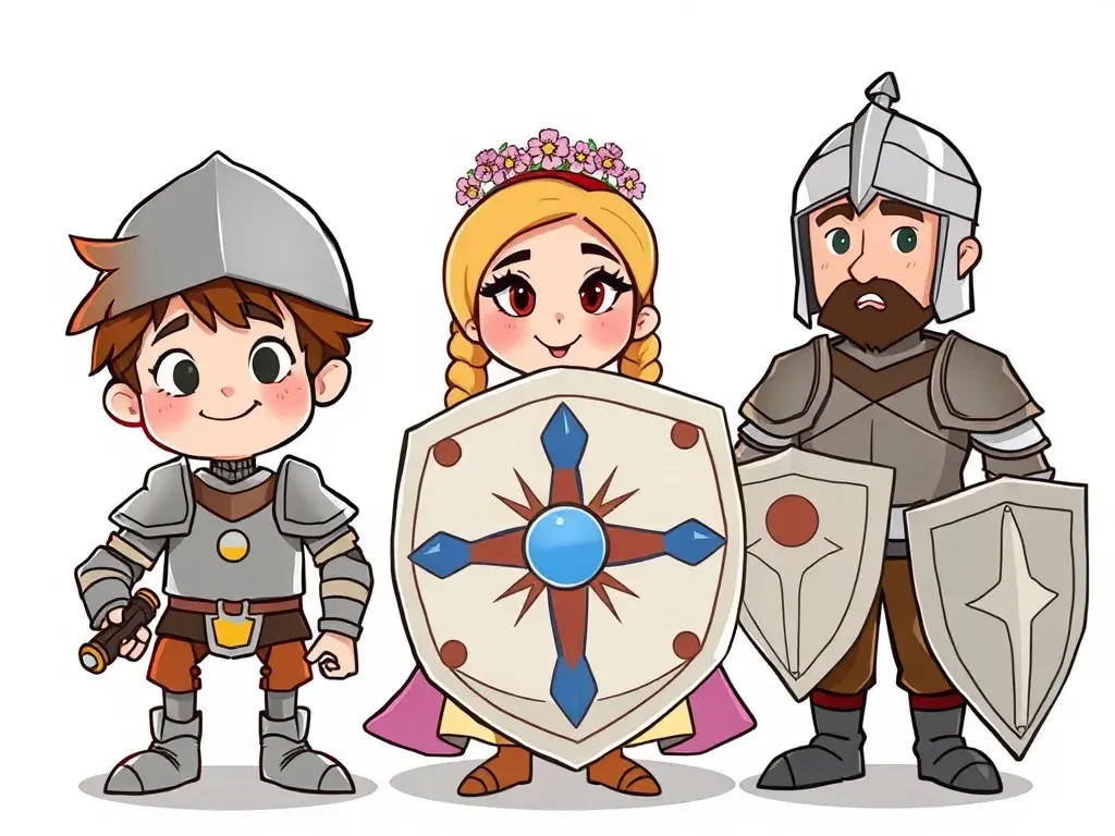 Sir Fidget and the Whispering Shield