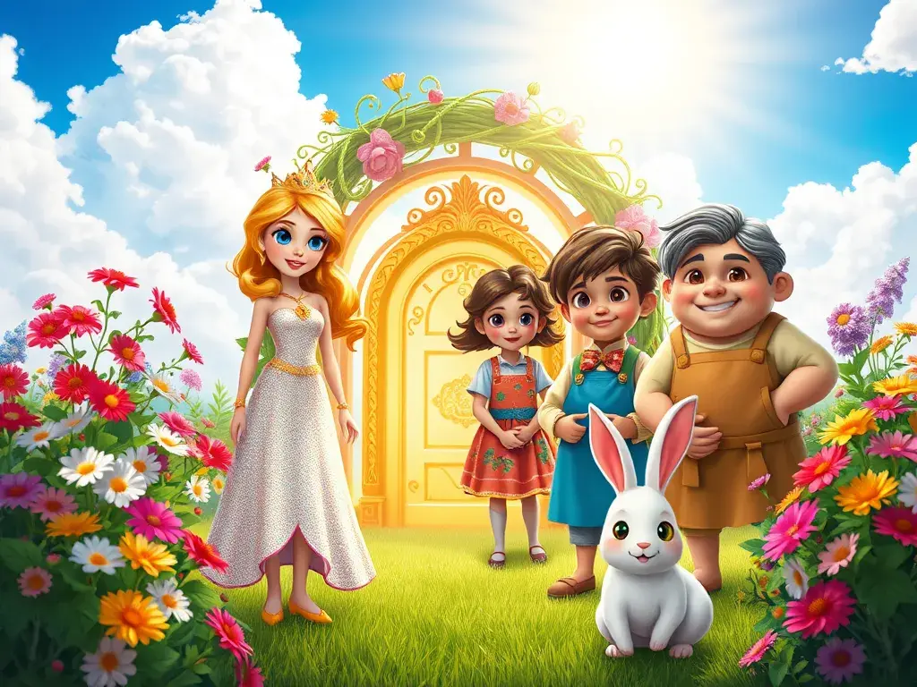 La Princesa Brillante y el Secreto del Jardín Mágico