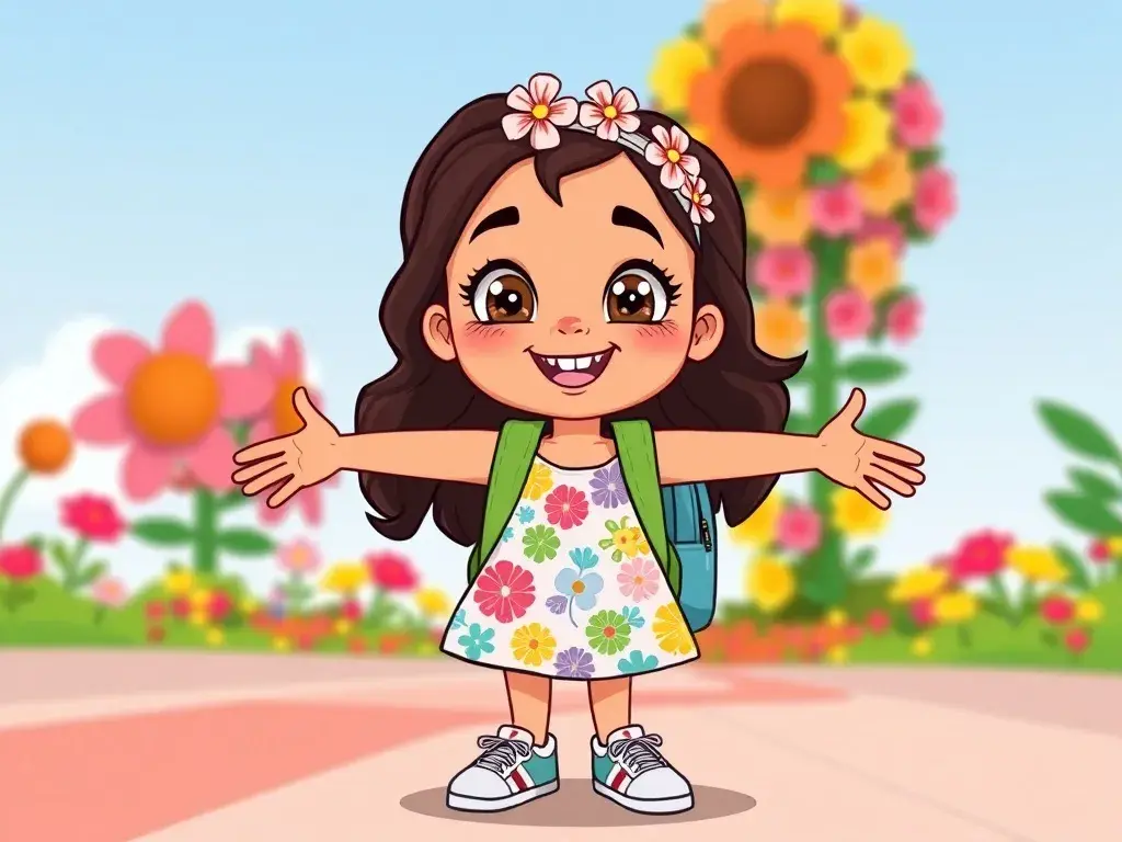 Flora's Fantastic Falling Flowers: A Gravity Adventure