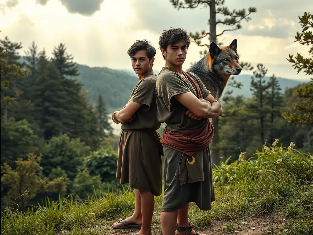 Romulus and Remus: The Tale of Two Brothers and a City's Birth - undefined - StoryBee AI