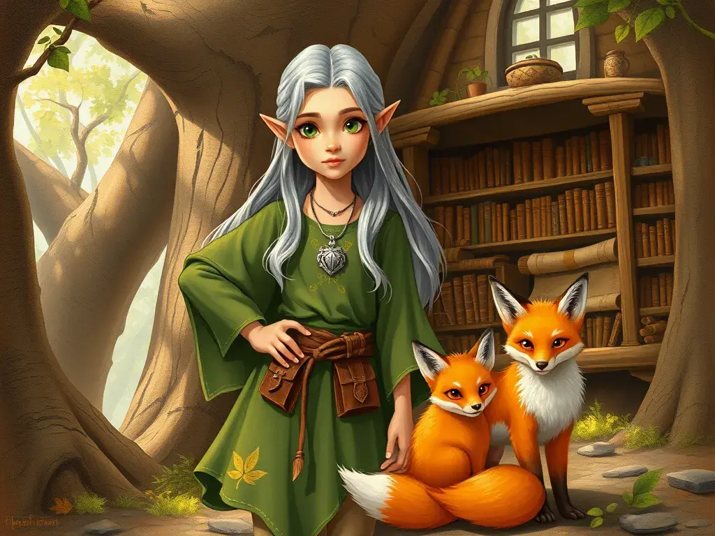 The Enchanted Adventures of Liora and Fenn: A Magical Journey Through Mystical Forests, Hidden Realms, and the Secrets of the Whispering Falls
