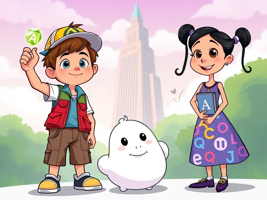 Arlo, Bina, and Cedric's Crystal Quest - undefined - StoryBee AI