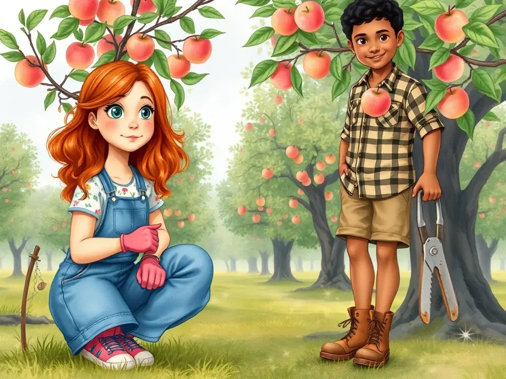 Luna and the Whispering Orchard - undefined - StoryBee AI
