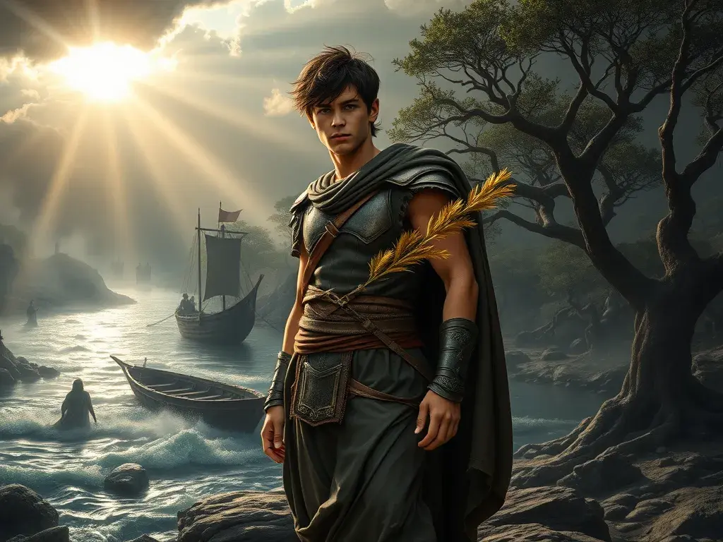Aeneas and the Oracle's Riddle: A Journey Through Shadows - undefined - StoryBee AI