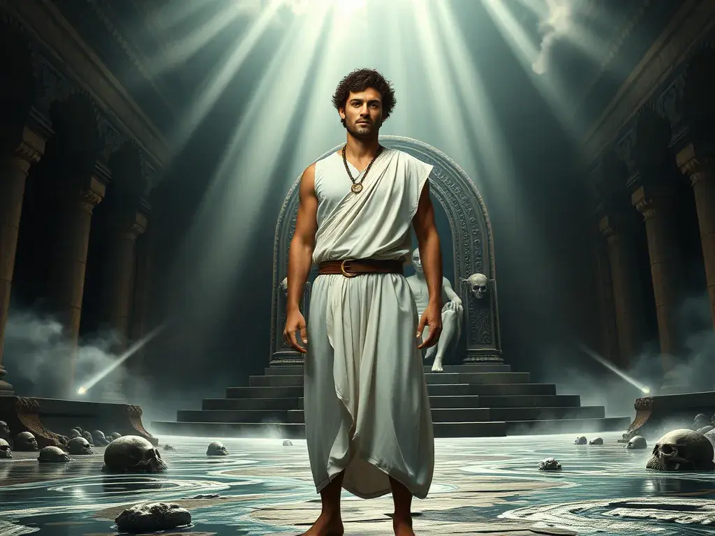 Aeneas and the Oracle's Riddle: A Journey Through Shadows - undefined - StoryBee AI