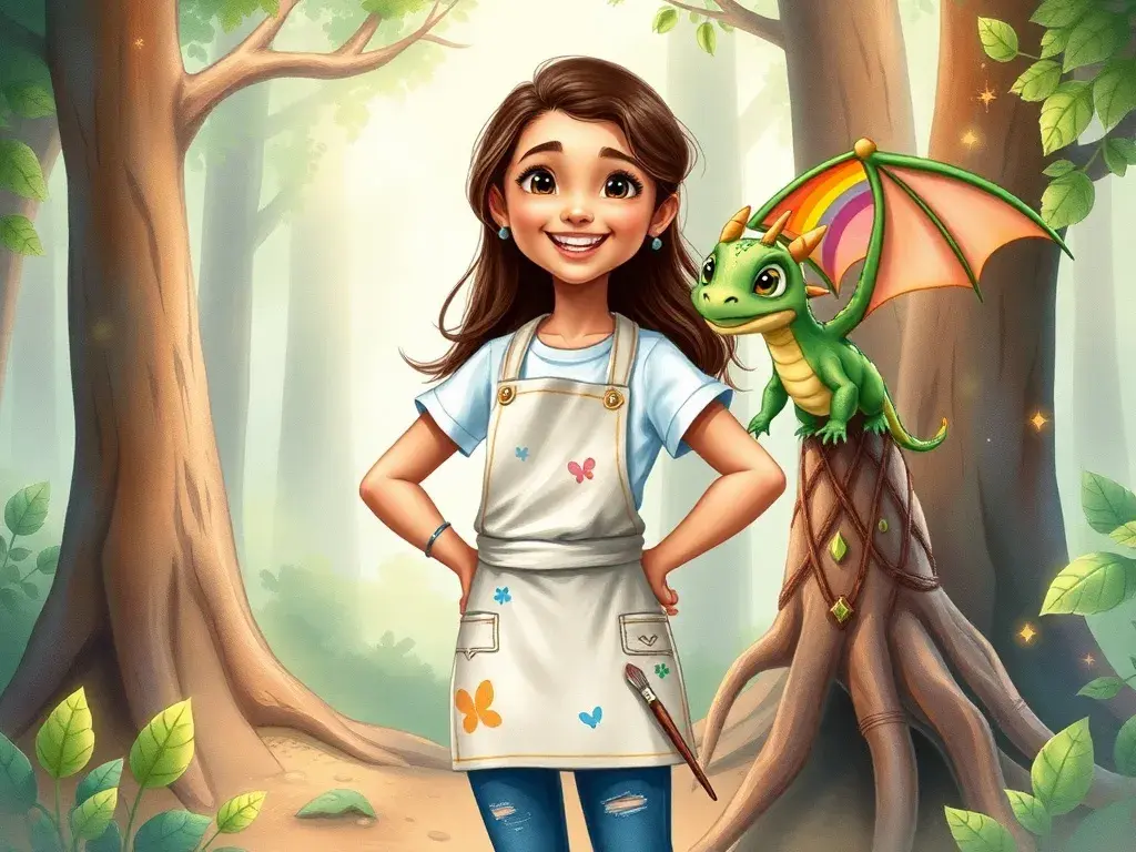 Maya and Flick's Painted Adventures - undefined - StoryBee AI