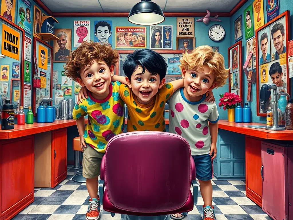 The Great Hair-Raising Heist at Monsieur Toofee's Tonsorial Emporium - undefined - StoryBee AI