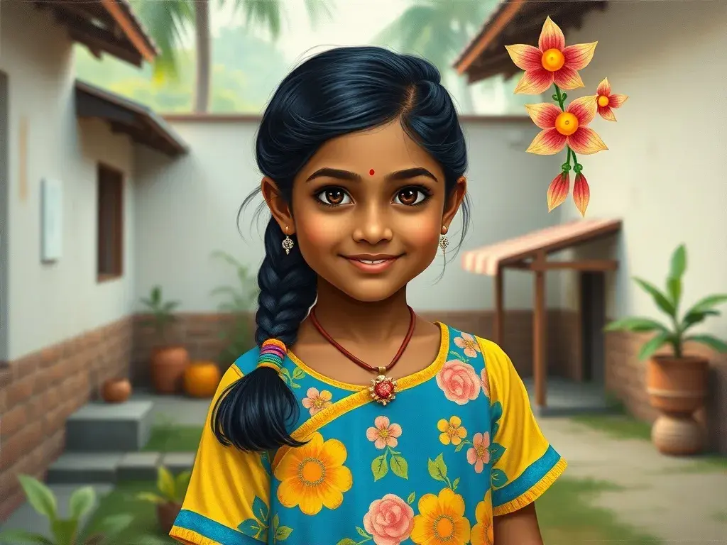 Ammu and the Pookkalam of Forgotten Kindness - undefined - StoryBee AI