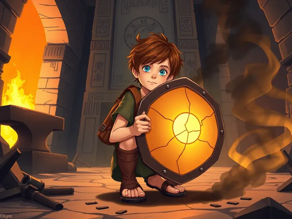Dorian and the Shattered Shield of Stars - undefined - StoryBee AI