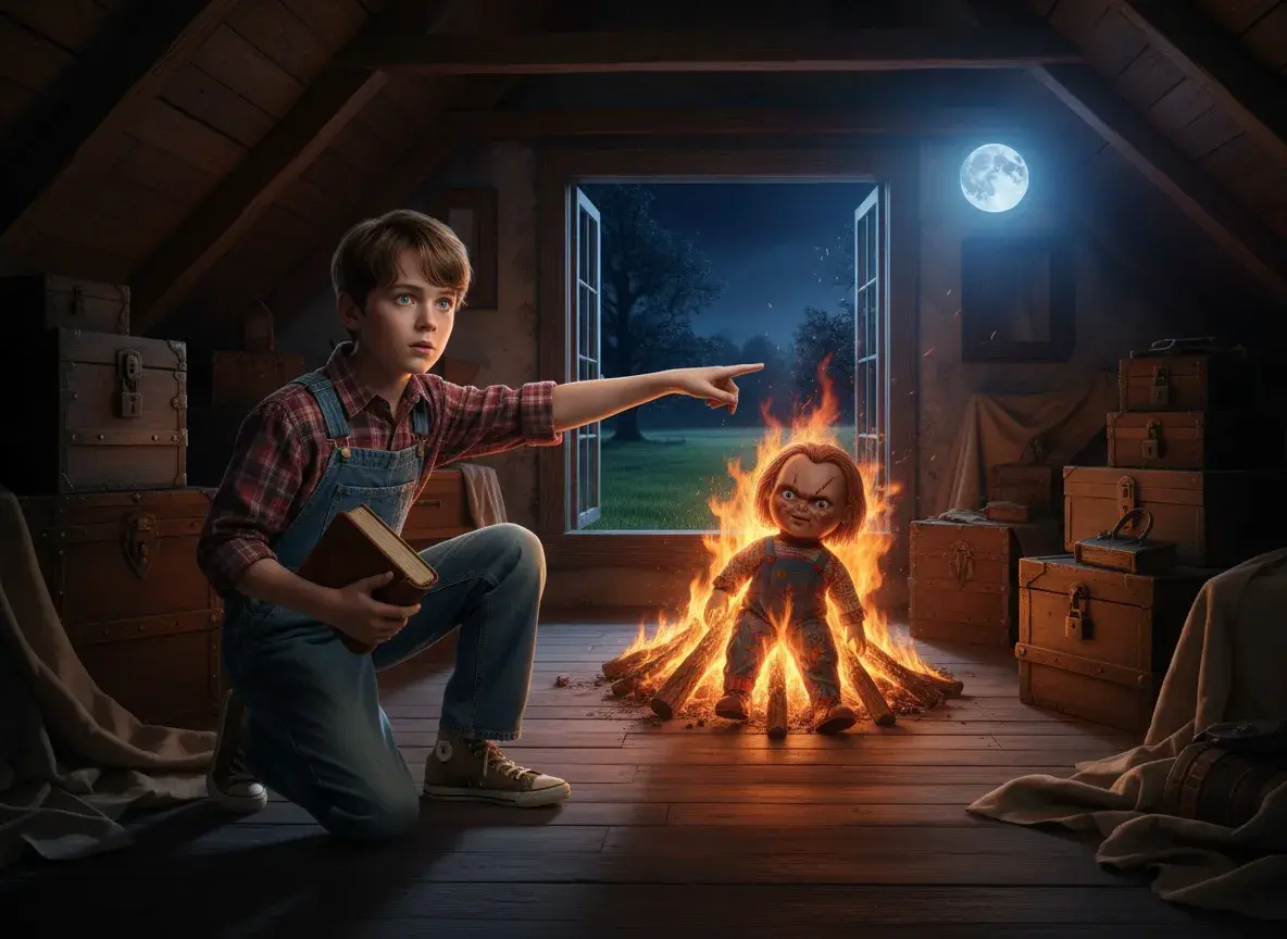 Chucky's Cabin Curse: A Whispering Woods Mystery - undefined - StoryBee AI