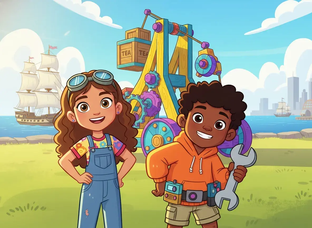 The Tea-riffic Trebuchet: A Boston Harbor Adventure