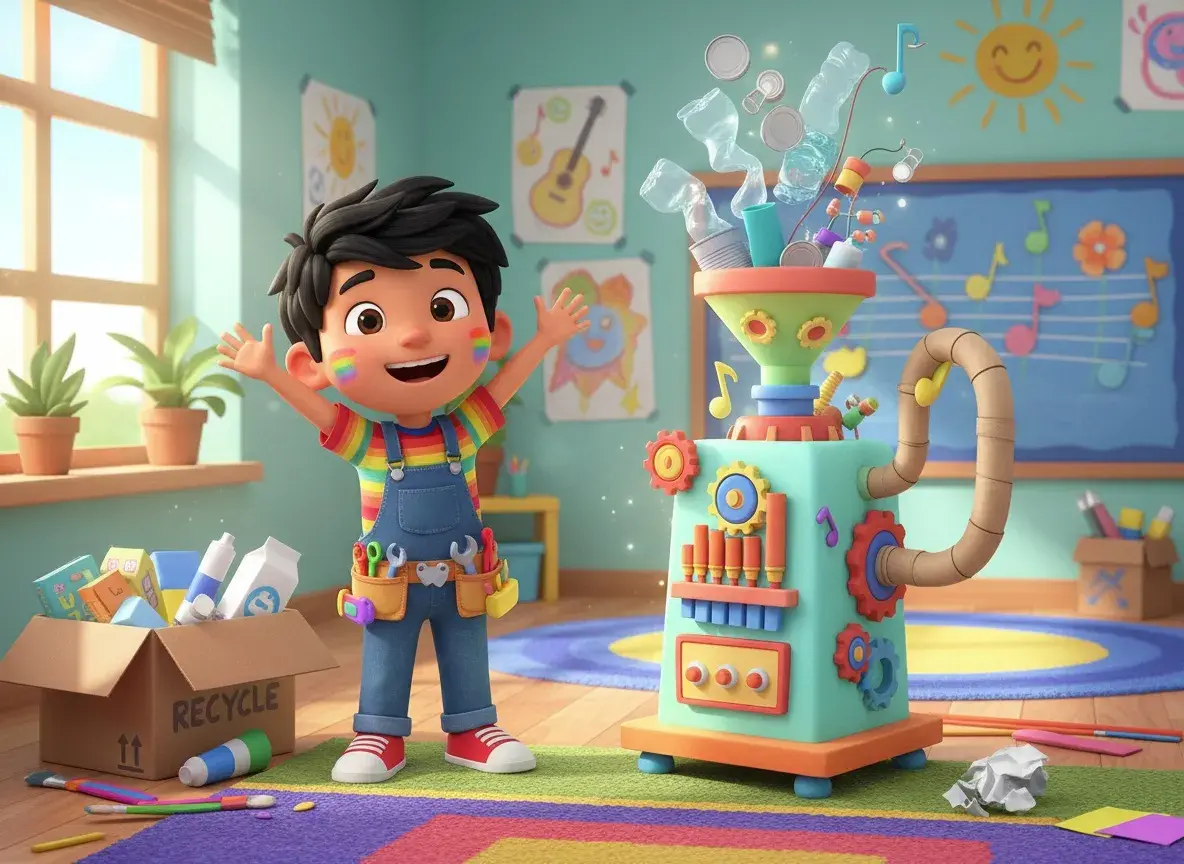 Leo's Terrific Trash-to-Tune Machine!