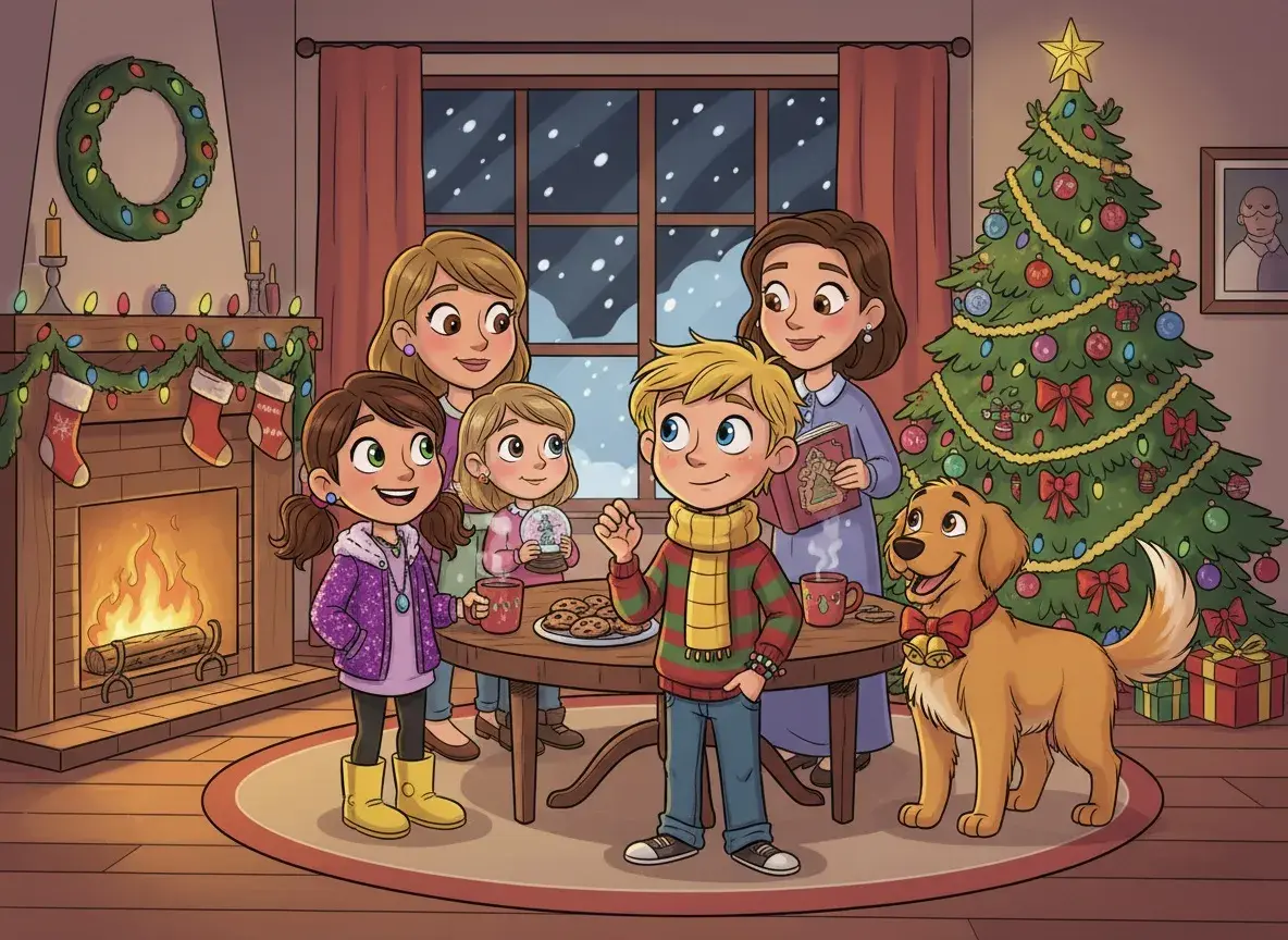 The Midnight Mystery of the Missing Merriment - StoryBee AI