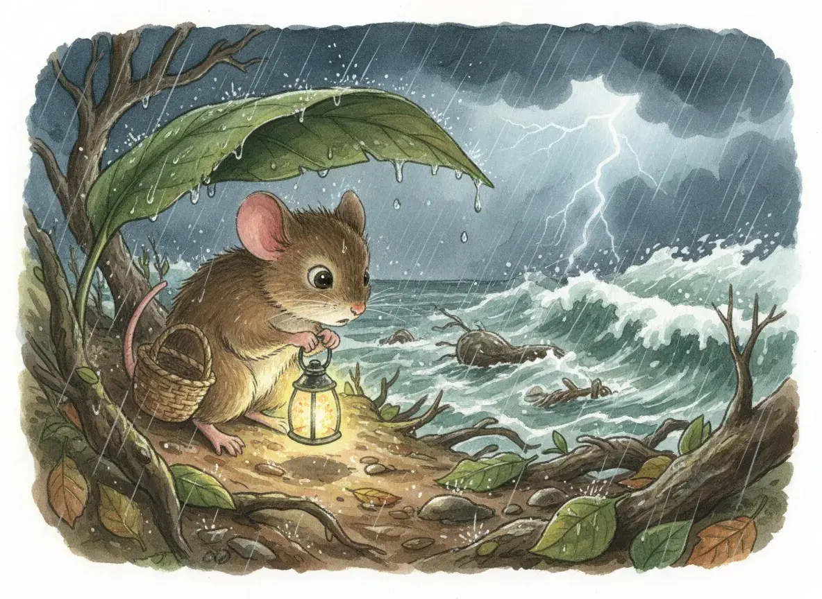 The Whispering Winds and the Brave Little Nibbler - undefined - StoryBee AI