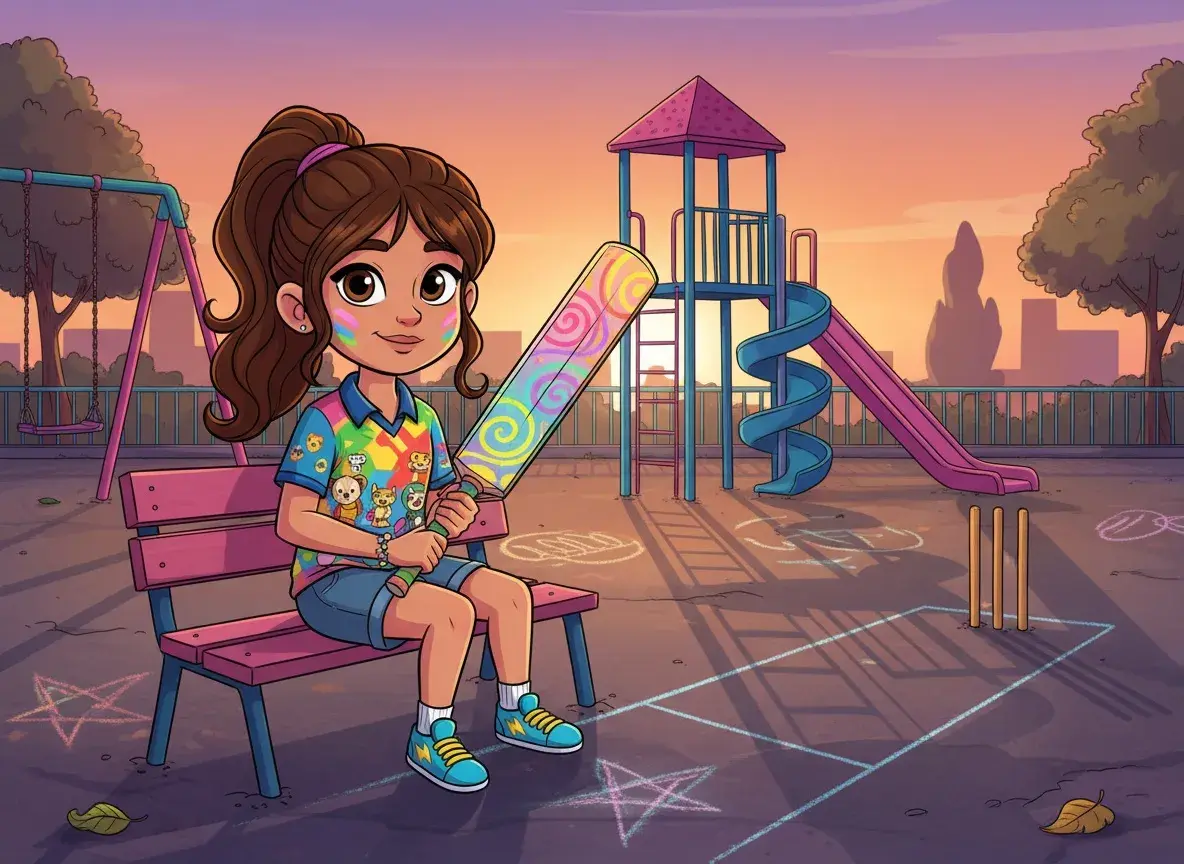 Safa's Midnight Cricket Dream - StoryBee AI