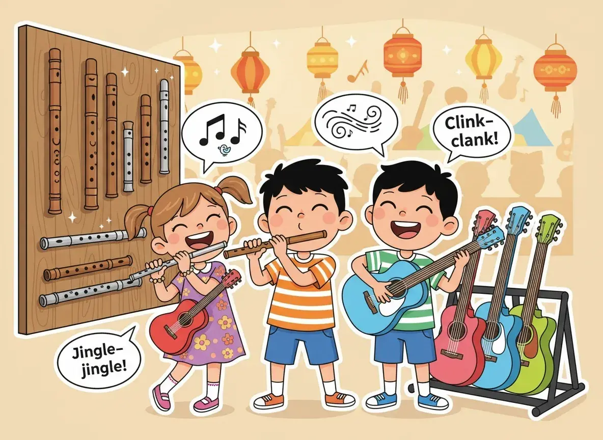 Miko y Minny y la Fiesta de los Sonidos - undefined - StoryBee AI