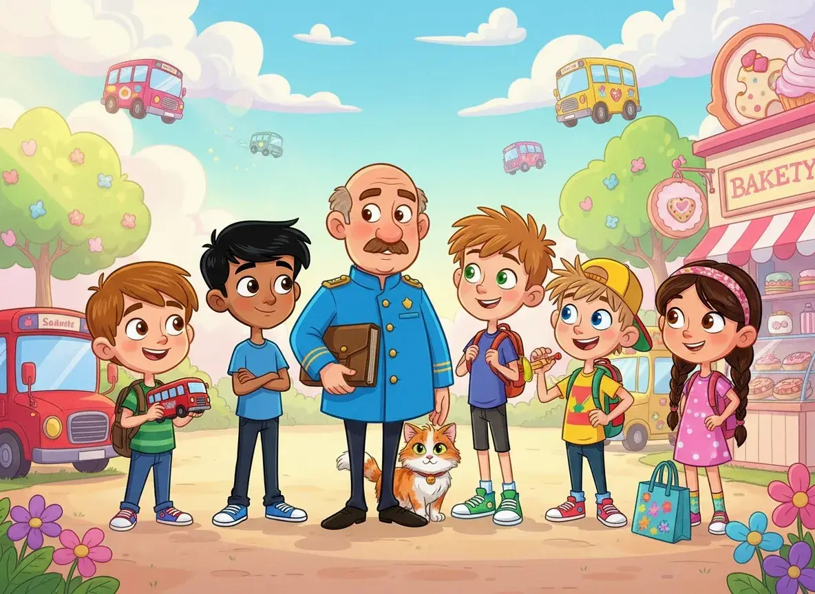 The Belgium Bus Dreamers and the Magical Dali - StoryBee AI