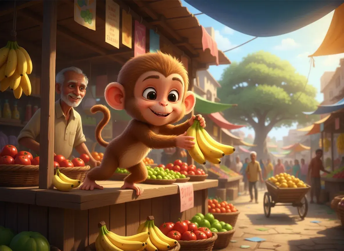 Bittu's Banana Bonanza - StoryBee AI