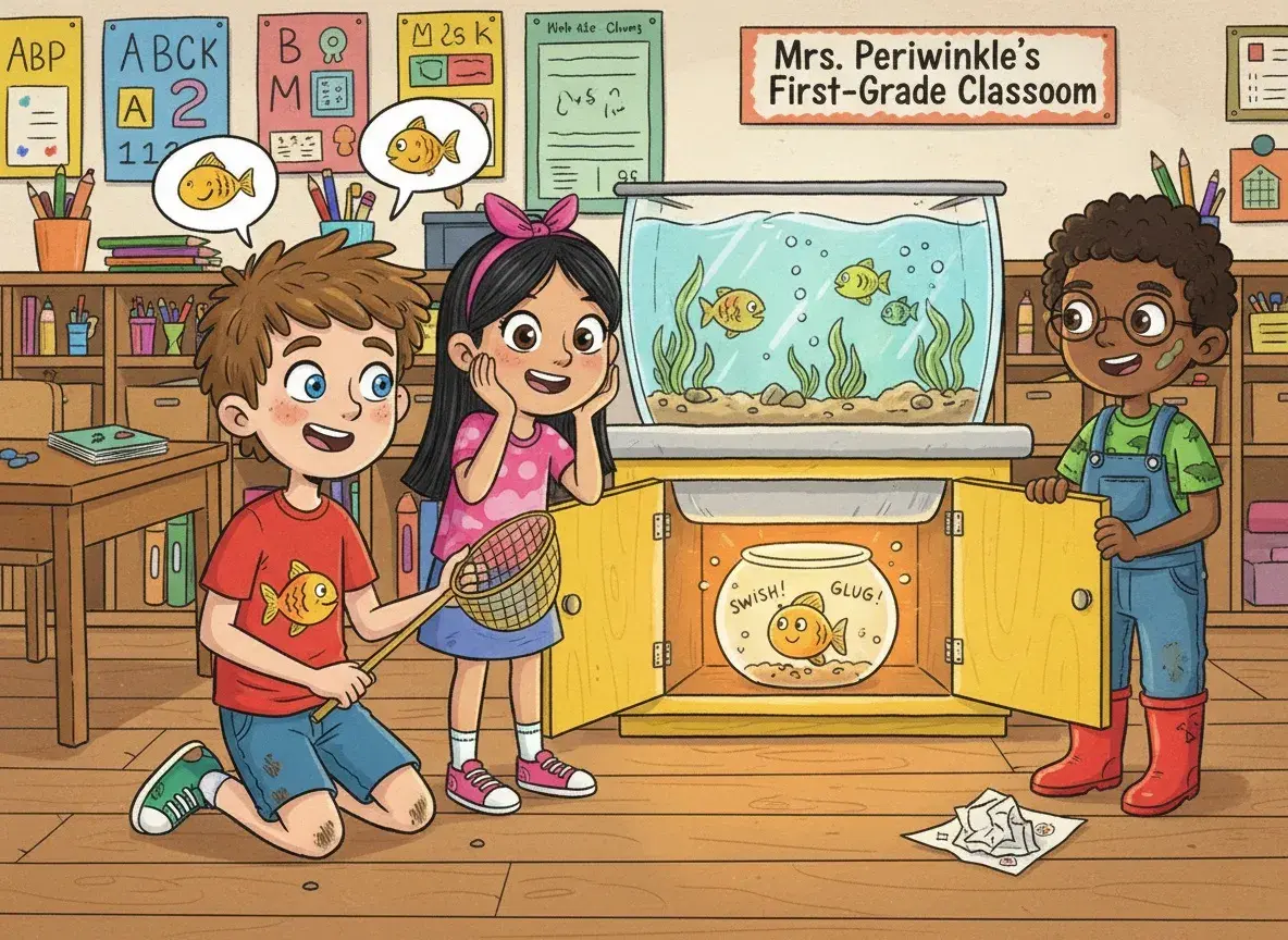 The Mystery of the Missing Finny Friend - undefined - StoryBee AI