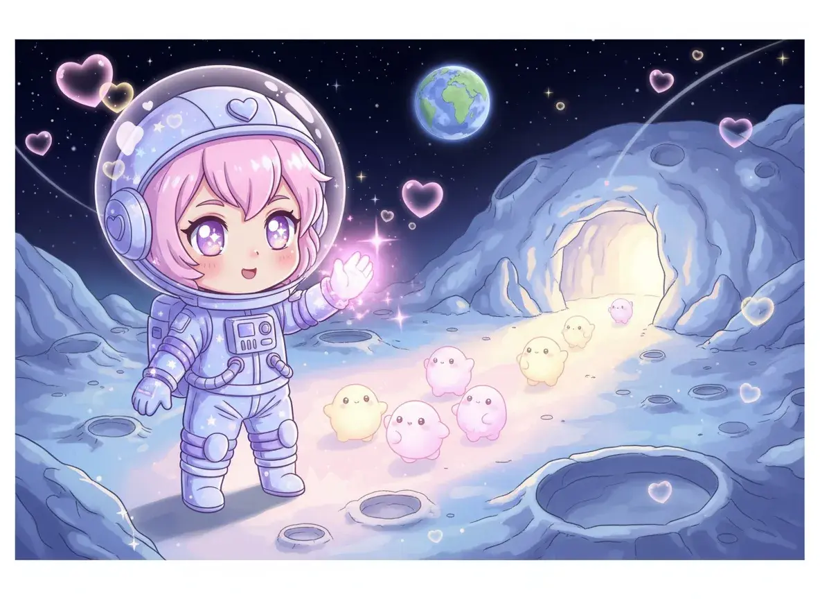 Bubbles and the Moonbeam Friends - undefined - StoryBee AI