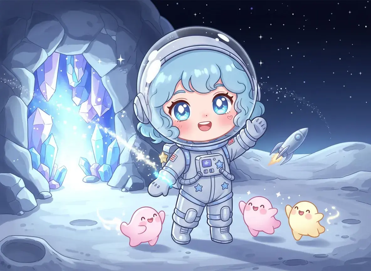 Bubbles and the Moonbeam Friends - undefined - StoryBee AI