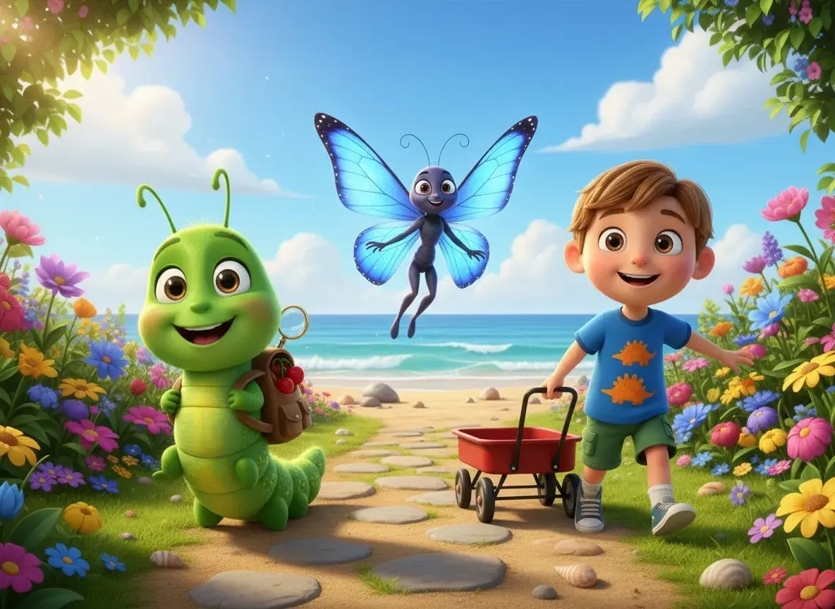 Zoom's Big Adventure to the Blue, Blue Ocean! - StoryBee AI