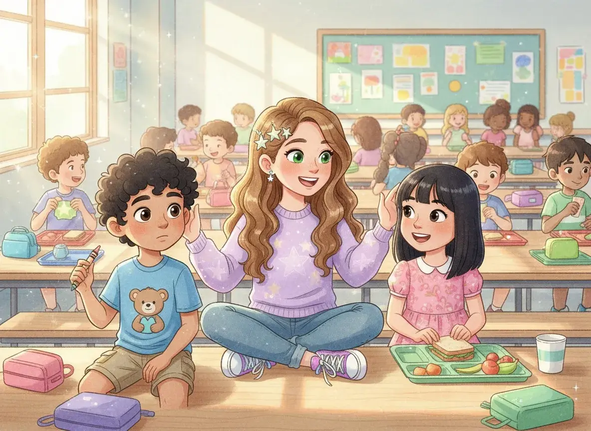 Anna's Amazing School Day Adventure - undefined - StoryBee AI